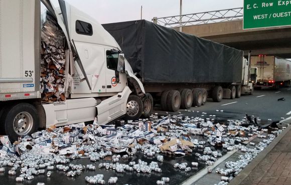 Cargo Truck Accident